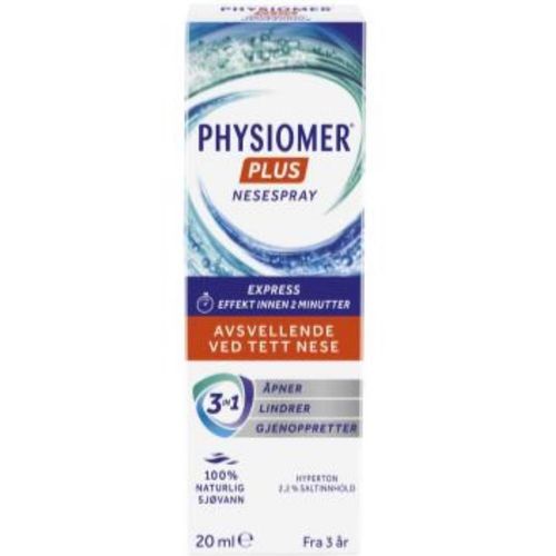 Physiomer Nesespray Plus Express 2,2% 20 ml