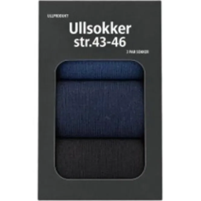 Hovedbilde NCBF Ullsokker Herre Str 43-46 3 par