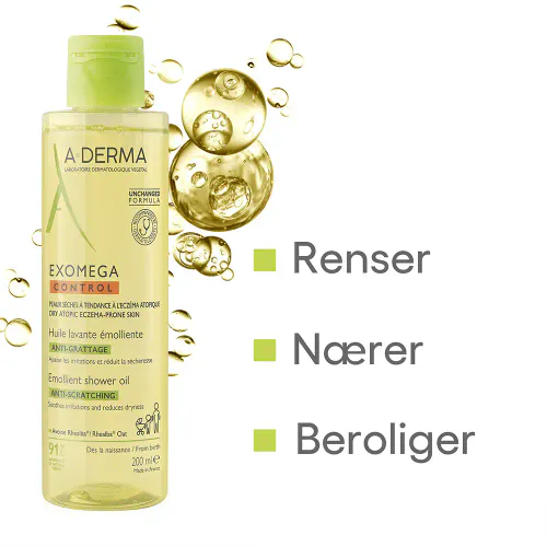 A-Derma Exomega Control Shower Oil 200 ml