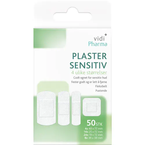 Vidi Pharma Plaster Sensitiv Mix 50 stk