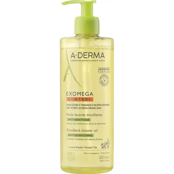 Hovedbilde A-Derma Exomega Control Shower Oil 500 ml