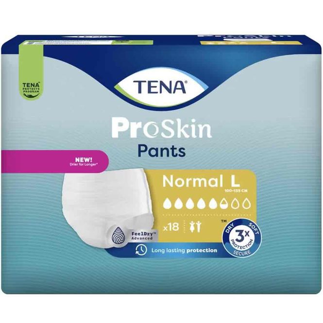 Hovedbilde Tena Pants Normal L Buksebleier 18 stk