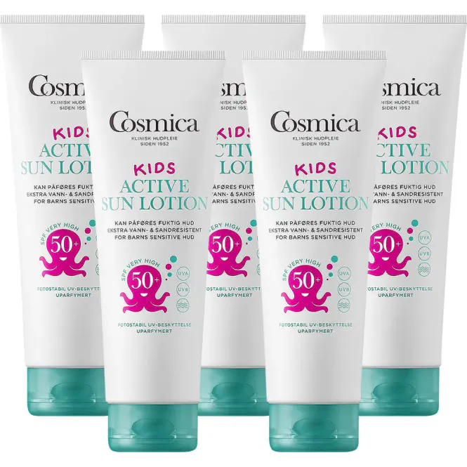 Hovedbilde Cosmica Kids Sun Lotion SPF50+ Familiepakke - 5 x 250 ml