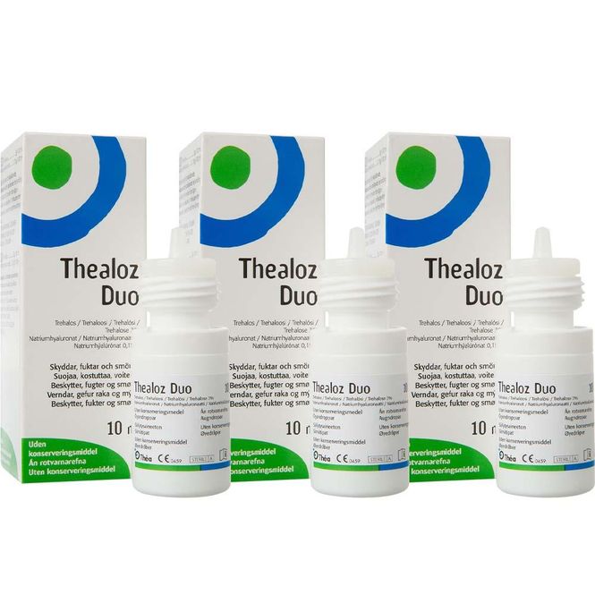 Hovedbilde Thealoz Duo Øyedråper Megapack - 3 x 10 ml
