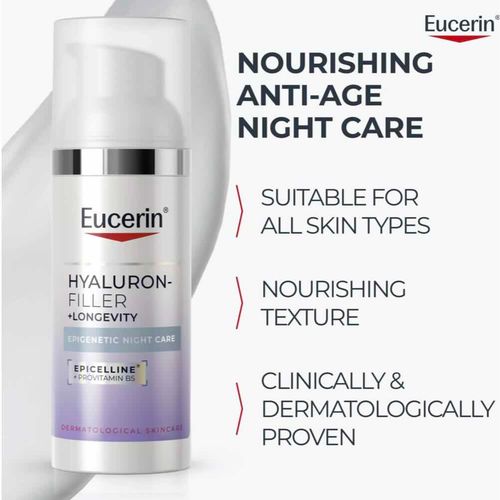 Eucerin Hyaluron-Filler + Longevity Epigenetic Night Care 50 ml