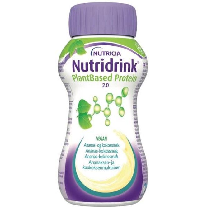 Hovedbilde Nutridrink Plantbased Næringsdrikk Protein 2.0 Ananas & Kokos 4 x 200 ml