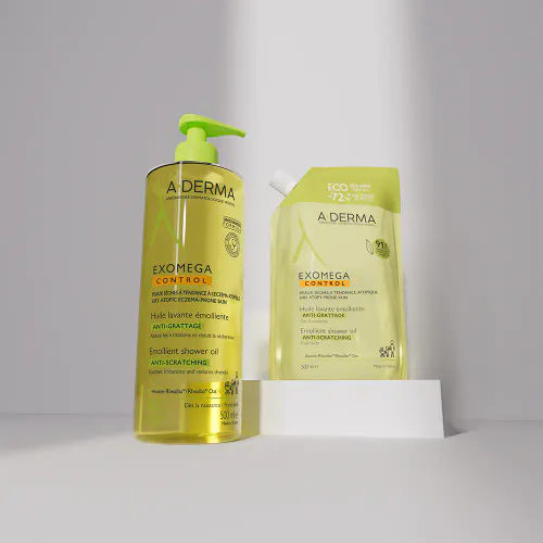 A-Derma Exomega Control Shower Oil Eco-Refill 500 ml