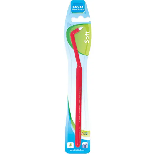 Ekulf MonoBrush Vinklet Tannbørste Soft 1 stk