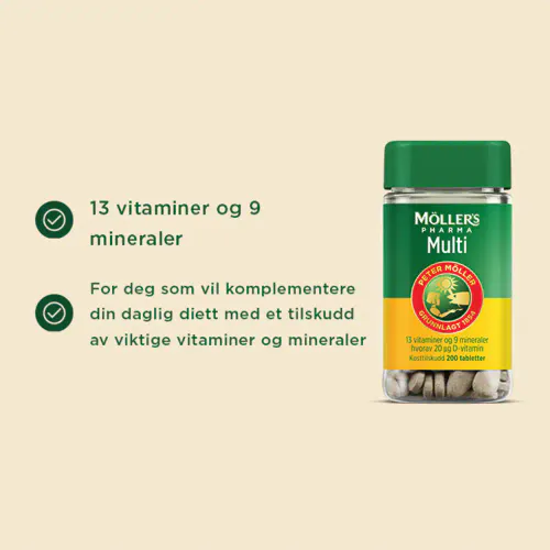Møllers Pharma Multi Tabletter 200 stk