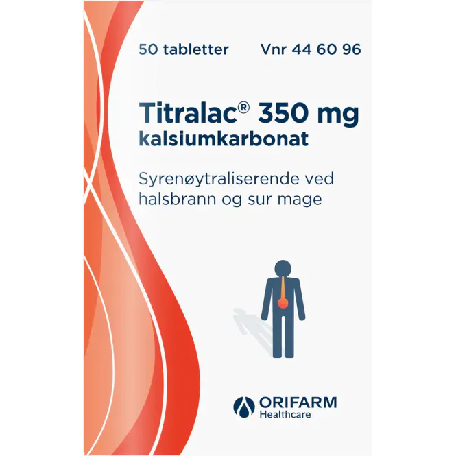 Hovedbilde Titralac 350 mg 50 stk
