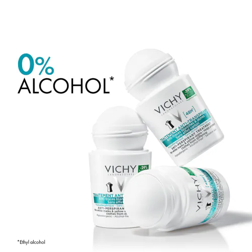 Vichy 48H Anti-Stains Deo Antiperspirant m/Parfyme 50 ml