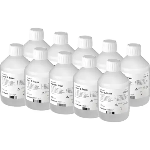 Sterilt Vann Skyllevæske Ecotainer Helleflaske 10 x 500 ml