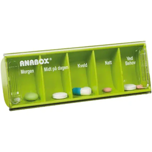 Anabox Dagsdosett Limegrønn 1 stk