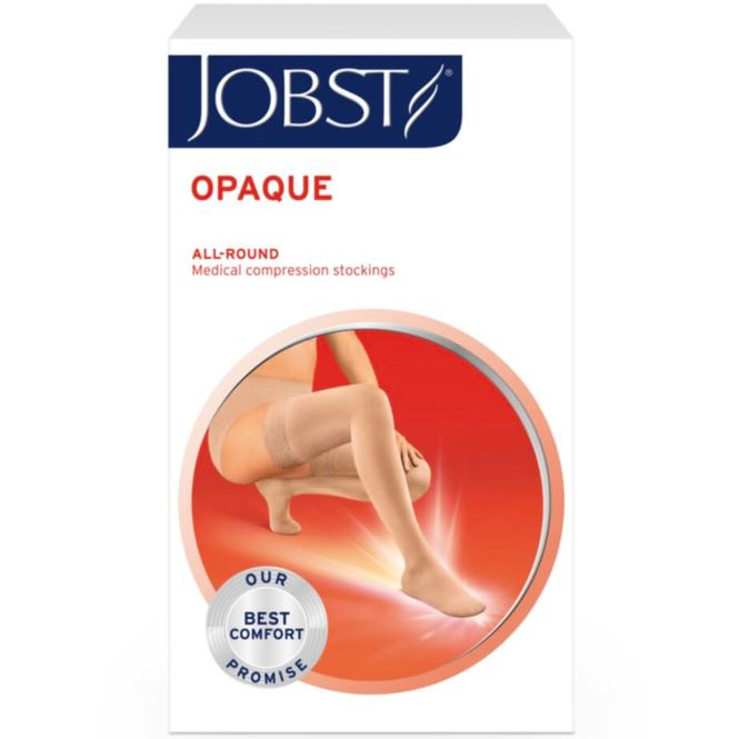 Hovedbilde JOBST Opaque K2 Lårstrømpe Sort L 1 par  