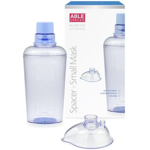 Ablespacer Inhalasjonskammer m/ Maske str S 1 stk