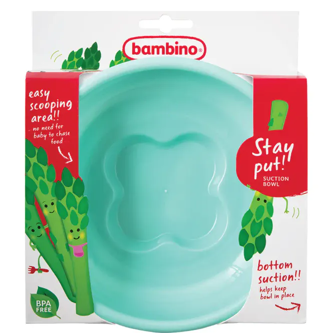 Hovedbilde Bambino Stay Put Bowl Mint 1 stk