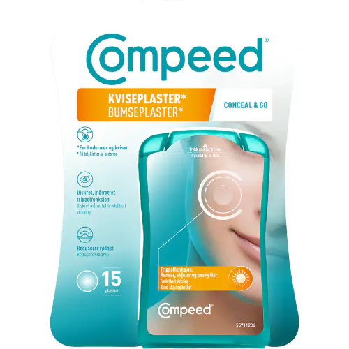 Compeed Conceal & Go Kviseplaster 15 stk