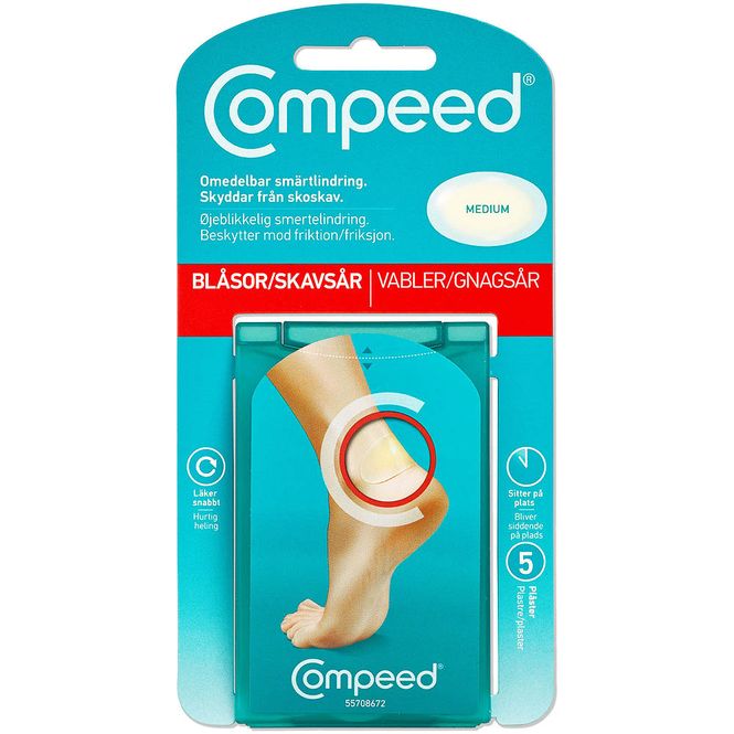 Hovedbilde Compeed Gnagsårplaster Medium 5 stk
