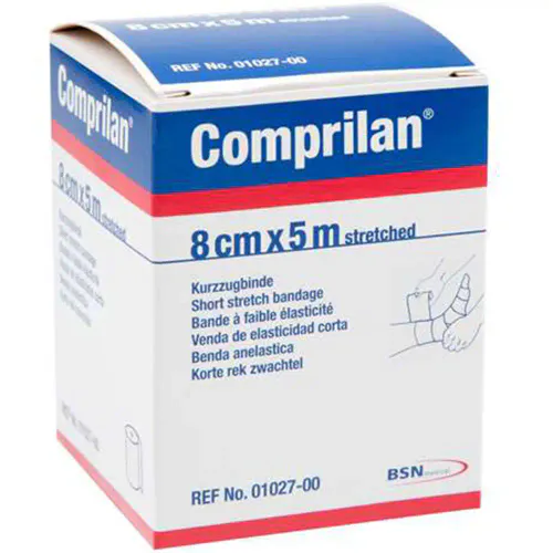 Comprilan 8 cm x 5 m Kompresjonsbind 1 stk