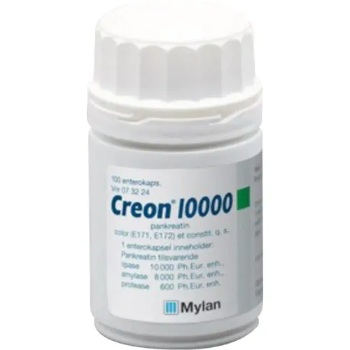Creon 10000 Enterokapsler 100 stk