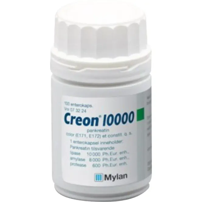 Hovedbilde Creon 10000 Enterokapsler 100 stk