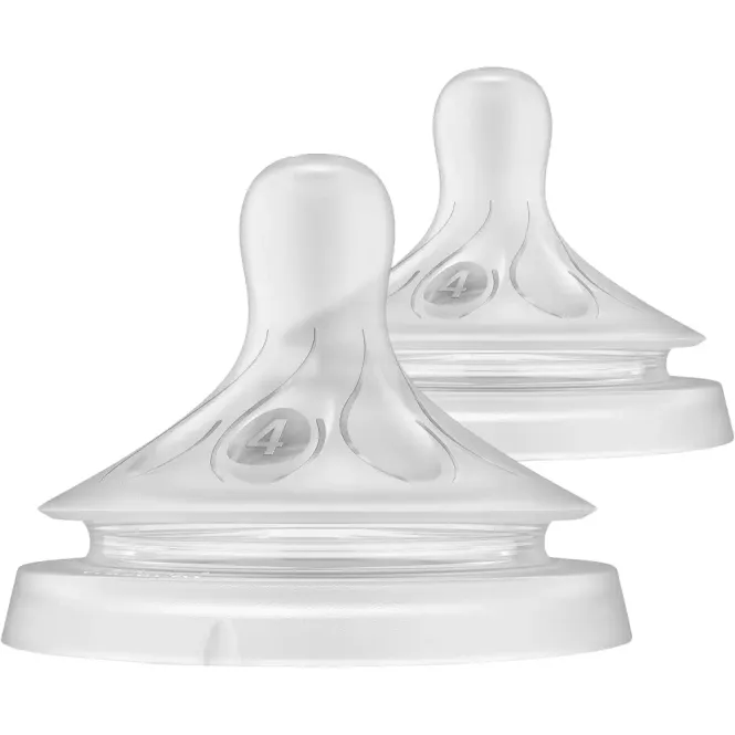Hovedbilde Avent Natural Response Flaskesmokk Flow Str 4 3m+ 2 stk