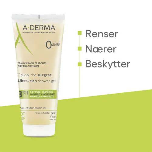 A-Derma Ultra Rich Shower Gel 200 ml