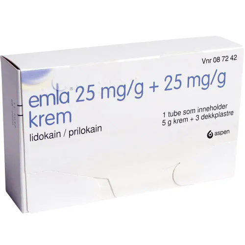 Emla 25/25 mg Krem 5 g