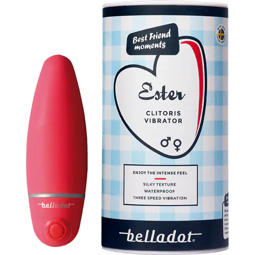 Belladot Ester Klitorisvibrator Rød