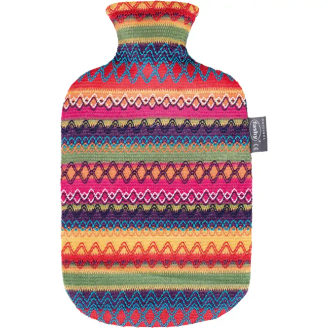 Hovedbilde Fashy Varmeflaske Strikket Peru Mønster 1 stk