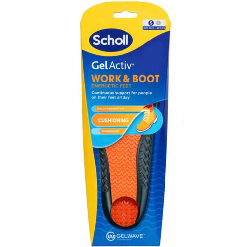 Scholl Gel Active Work&Boot Såle Small 1 par