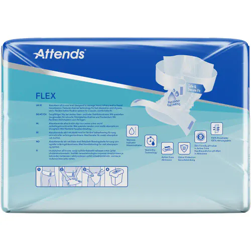 Attends Flex 8 L Beltebleier 28 stk