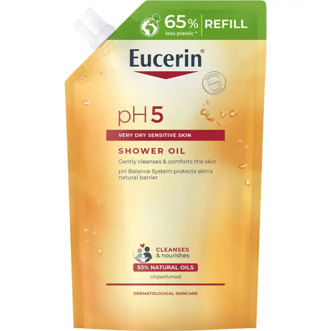 Hovedbilde Eucerin pH5 Shower Oil Refill u/Parfyme 400 ml