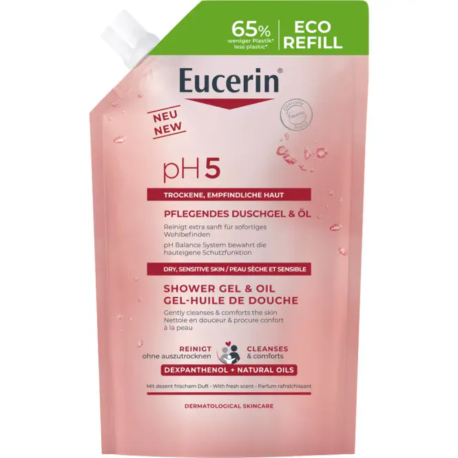 Hovedbilde Eucerin pH5 Shower Gel & Oil Refill 400 ml