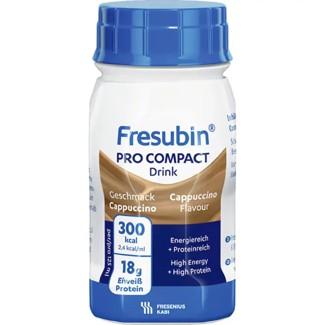 Hovedbilde Fresubin Pro Compact Drink Cappuccino 4 x 125 ml