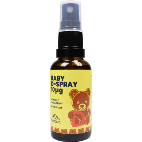 Nordaid D-spray Vitamin D 10 mcg Munnspray 30 ml