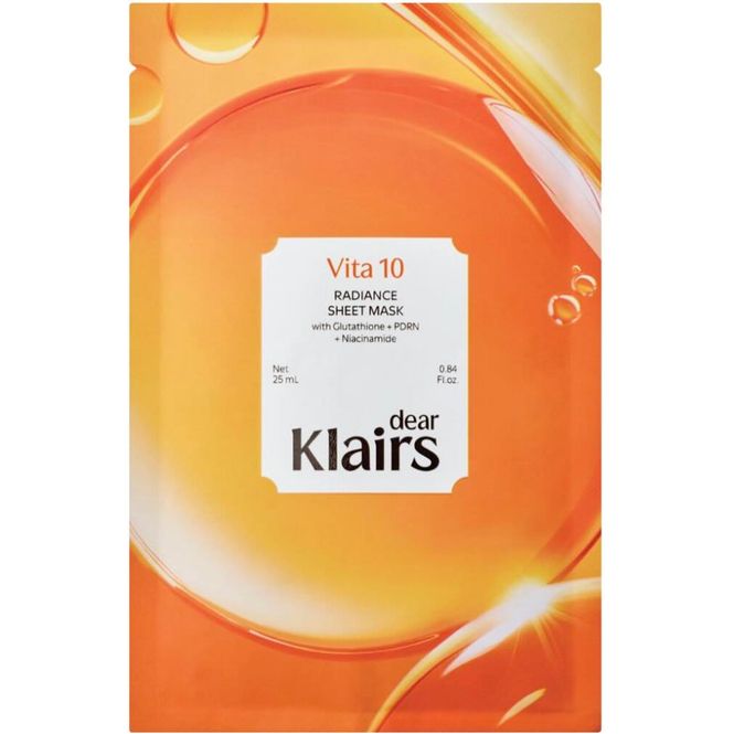 Hovedbilde Klairs Vita 10 Radiance Sheet Mask 1 stk