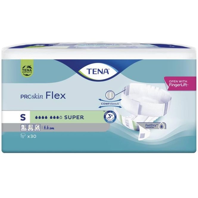 Hovedbilde Tena Flex Super Beltebleie S 30 stk