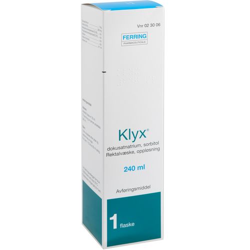 Klyx Rektalvæske 240 ml