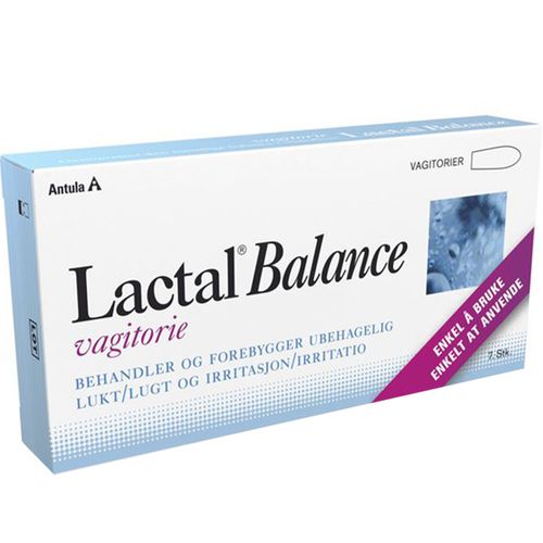 Lactal Balance Vagitorie 7 stk
