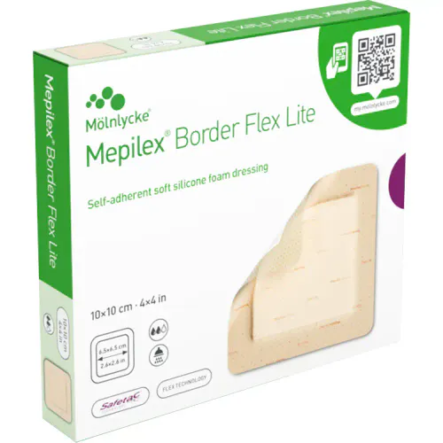 Mepilex Border Flex Lite 10 x 10 cm 5 stk