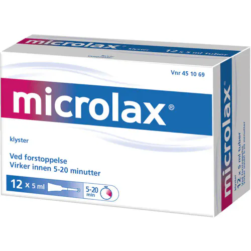 Microlax Miniklyster 12 x 5 ml
