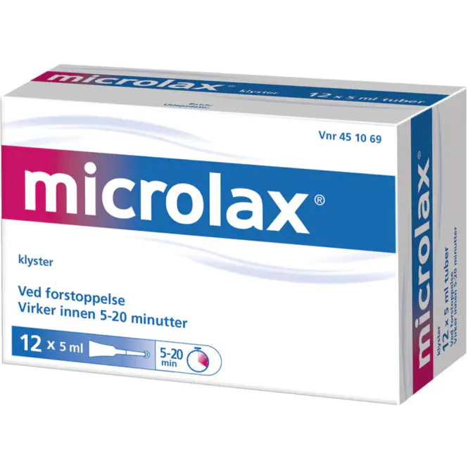 Hovedbilde Microlax Miniklyster 12 x 5 ml