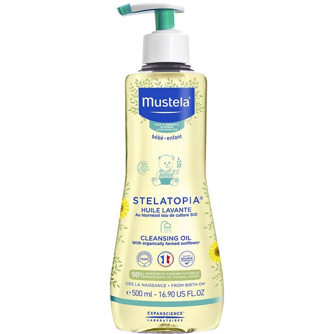 Hovedbilde Mustela Stelatopia Cleansing Oil 500 ml
