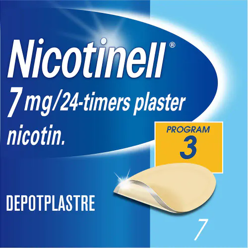 Nicotinell Depot Plaster 7 mg/24 timer 7 stk
