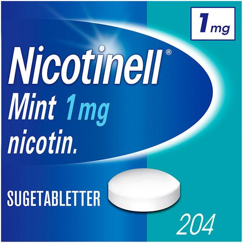 Nicotinell Sugetabletter 1 mg Mint 204 stk