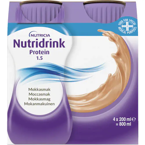Nutridrink Protein Mokka 4 x 200 ml