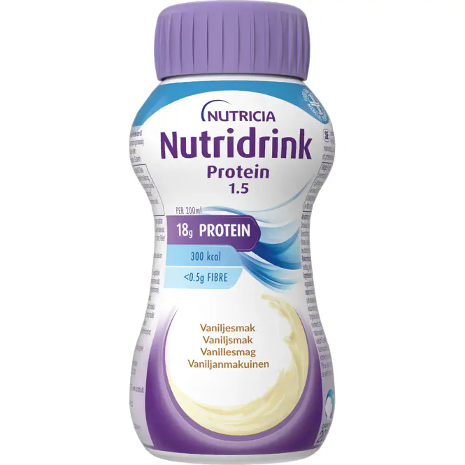 Hovedbilde Nutridrink Protein 1.5  Vanilje 4 x 200 ml