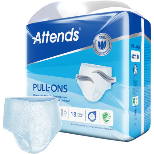 Attends Pull-Ons 6 M Buksebleier 18 stk