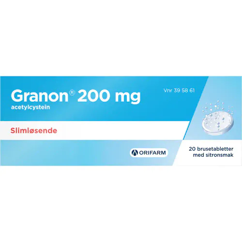 Granon 200 mg Brusetabletter 20 stk